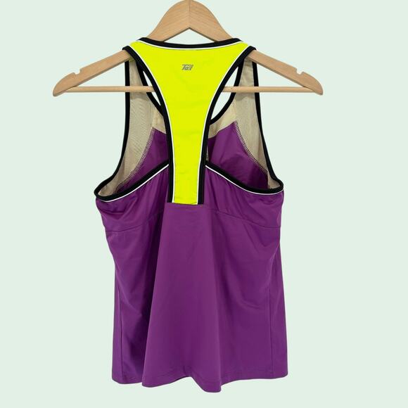 NEW Tail Tank Top Built in Bra Racerback M Tennis Pickleball Golf Purple - Picture 4 of 7